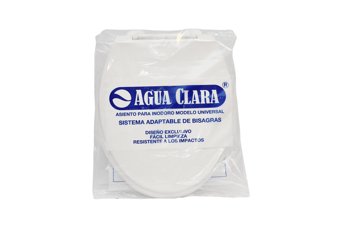 Embalaje asiento oval blanco Embalaje asiento oval blanco - Agua Clara
