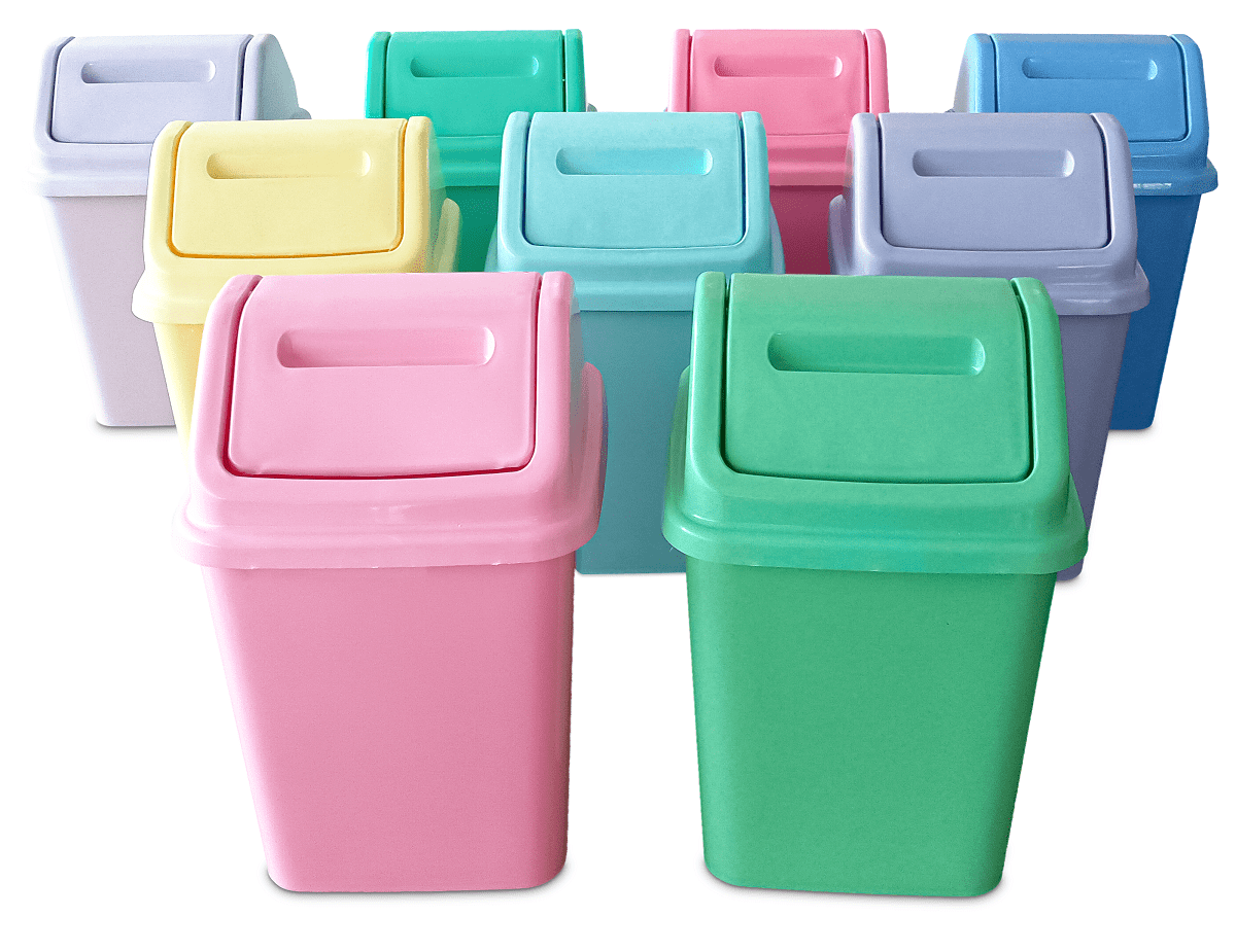 Cesto 4,5lts Tapa vaivén | Agua Clara